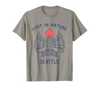Lost in Nature Vacation Travel Seattle T-Shirt