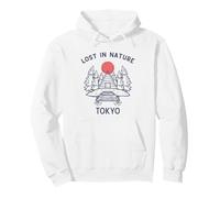 Lost In Nature Vacation Travel Tokyo Pullover Hoodie