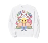 Lost In Pages Book Lover Reading Saying Sweatshirt