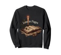 Lost in Pages Dark Academia Book Lover Vintage Reading Sweatshirt