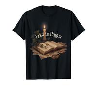 Lost in Pages Dark Academia Book Lover Vintage Reading Value Graphic T-Shirt
