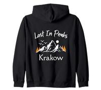 Lost In Peaks Vacation Travel Krakow Poland Zip Hoodie