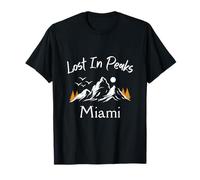 Lost in Peaks Vacation Travel Miami Florida T-Shirt