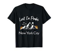 Lost in Peaks Vacation Travel New York City T-Shirt
