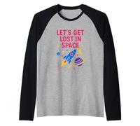 Lost In Space Constellation Astronomy Men's Raglan Baseball Tee