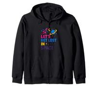 Lost In Space Constellation Astronomy Men's Zip Hoodie