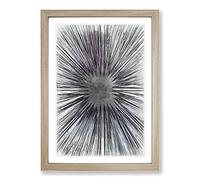 Lost in Space in Abstract Framed Print | A2 Oak Framed Wall Art | Ready to Hang | Abstract Space Picture | Living Room Bedroom Lounge Office