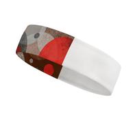 Lost in Spots Sweatbands Wicking and Moisture-Wicking Function Running Headband Cotton Polyester Fiber Sweat Band for Tennis Basketball Running Gym Working Out