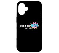 Lost in the 90s Happy There Retro Pop Art Design Case for iPhone 16
