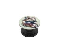Lost in the Bible Christian Reader and Coffee Lover PopSockets Adhesive PopGrip