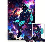 Lost in The Cosmic Ballet 1000-piece Puzzle for Adults Cognitive Train Tight Connection Pattern Build Wall Art (38x26cm)