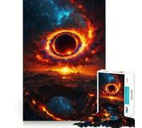 Lost in The Digital Cosmos Jigsaw Puzzle 1000 Piece for Adults Serene Game Serene Game Pattern Build Xmas Fun Gift (38x52cm)