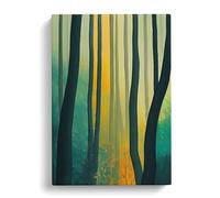 Lost In The Forest Canvas Print | Gallery Wrapped 30mm Frame Wall Art | 30x20 inches | Ready to Hang | Modern Landscape Picture | Living Room Bedroom Lounge Office