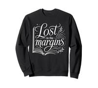 Lost in the Margins Book Lover Aesthetic Reader Literary Sweatshirt