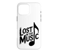 Lost In The Music Music Lover Funny Case for iPhone 16 Pro Max