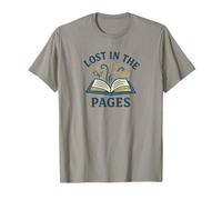 Lost in The Pages Reading Book Lover Design T-Shirt