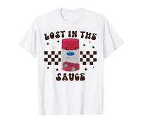 Lost in The Sauce Cranberry Thanksgiving Funny Jellied Can T-Shirt
