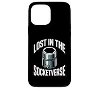 Lost In The Socketverse 10MM Socket Car Guy Car Mechanic Case for iPhone 13 Pro Max