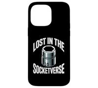 Lost In The Socketverse 10MM Socket Car Guy Car Mechanic Case for iPhone 14 Pro Max