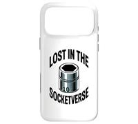 Lost In The Socketverse 10MM Socket Car Guy Car Mechanic Case for iPhone 17 Pro Max