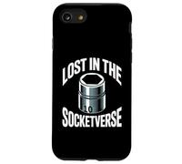 Lost In The Socketverse 10MM Socket Car Guy Car Mechanic Case for iPhone SE (2020) / 7/8