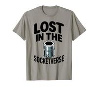 Lost in The Socketverse 10MM Socket Car Guy Car Mechanic T-Shirt
