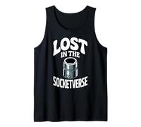 Lost in The Socketverse 10MM Socket Car Guy Car Mechanic Tank Top