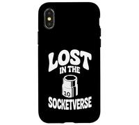 Lost In The Socketverse 10MM Socket Car Guy Funny Mechanic Case for iPhone X/XS