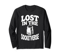 Lost in The Socketverse 10MM Socket Car Guy Funny Mechanic Long Sleeve T-Shirt