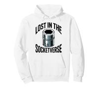 Lost In The Socketverse 10MM Socket Car Guy Funny Mechanic Pullover Hoodie