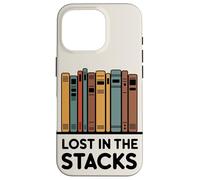 Lost in the Stacks Bookworm Book Lover Case for iPhone 16 Pro