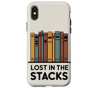 Lost in the Stacks Bookworm Book Lover Case for iPhone X/XS