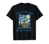 Lost in the Stars Found in Paris Starry Night Value Graphic T-Shirt