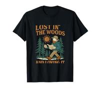 Lost in the Woods Cottagecore Forest Camper T-Shirt