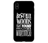 Lost In The Woods Found In The Wilderness Bushcraft Camping Case for iPhone XS Max