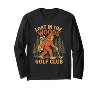 Lost in the Woods Golf Club Bigfoot Vintage Golf Long Sleeve T-Shirt