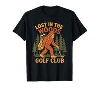 Lost in the Woods Golf Club Bigfoot Vintage Golf T-Shirt