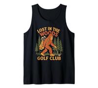 Lost in the Woods Golf Club Bigfoot Vintage Golf Tank Top