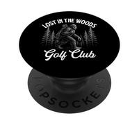 Lost In The Woods Golf Club - Golf Lover Golfer Golfing PopSockets Adhesive PopGrip