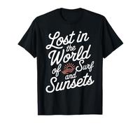 Lost in The World of surf and Sunsets Venice Beach T-Shirt