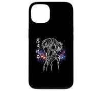 Lost In Thoughts Japanese Kanji Anime Introvert Girl Galaxy Case for iPhone 13
