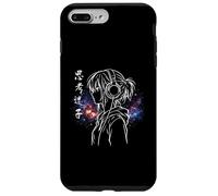 Lost In Thoughts Japanese Kanji Anime Introvert Girl Galaxy Case for iPhone 7 Plus/8 Plus