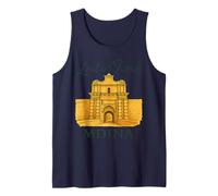 Lost in Time Mdina Gate Ancient City Malta Historic Landmark Tank Top