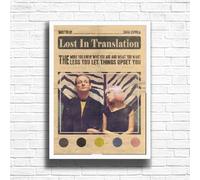 Lost in Translation Movie Poster Art Print - Sofia Coppola Indie Romance Film Wall Decor - Vintage Designer Artwork with Framed & Unframed Options (A4 Framed (White))