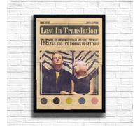 Lost in Translation Movie Poster Art Print - Sofia Coppola Indie Romance Film Wall Decor - Vintage Designer Artwork with Framed & Unframed Options (A3 Print Only)