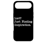 Lost? Just Finding Inspiration Funny Artist Quotes Apparel Case for iPhone Air