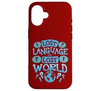 Lost Language = Lost World Case for iPhone 16