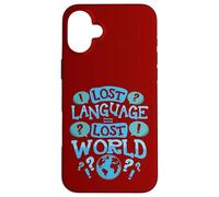 Lost Language = Lost World Case for iPhone 16 Plus