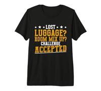 Lost Luggage Room Mix Up Challenge Accepted Hotel Manager Premium T-Shirt