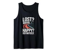 Lost Maybe Happy Definitely Hiking Trek Tank Top